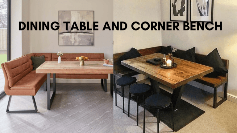 Dining Table and Corner Bench