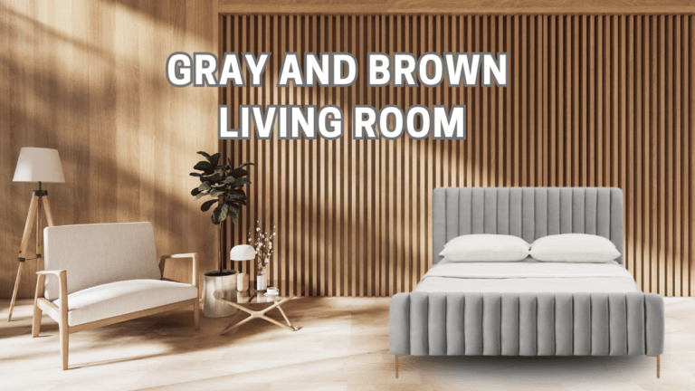 Gray and Brown Living Room